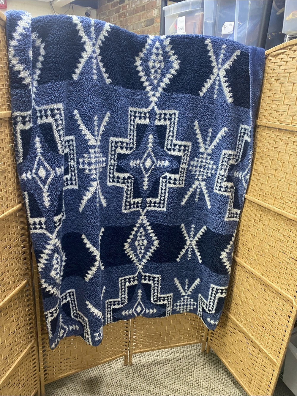 Pendleton Sherpa fleece throw 50x70